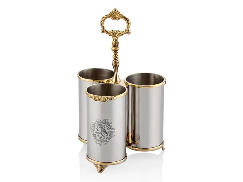 LMD BLACK PEARL SADE OTTOMANS STAND 17X7X26 CM