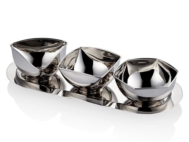 LMD BOWLS 3LU KASE VE TEPSI SETI 35X15CM