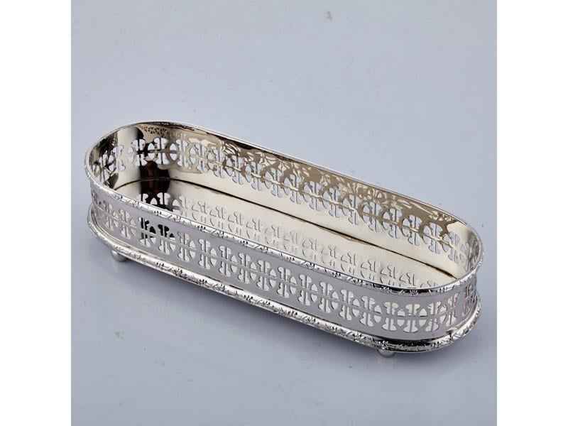 LMD ENGRAVE GUMUS UZUN TEPSI 23,5X7,5X4,5 CM