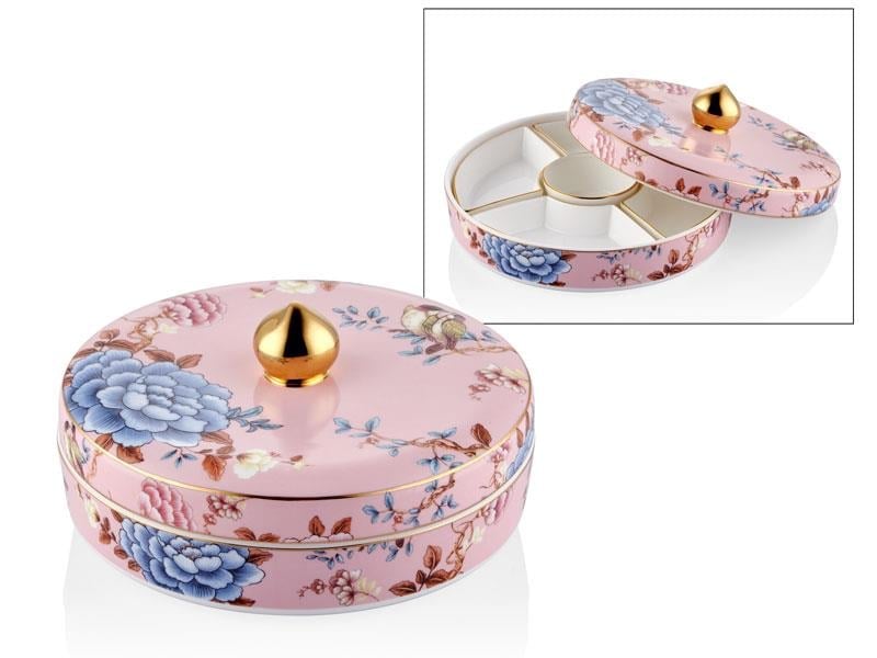 LMD FLORAL PINK 7PCS CANDY SET 20,5X8CM