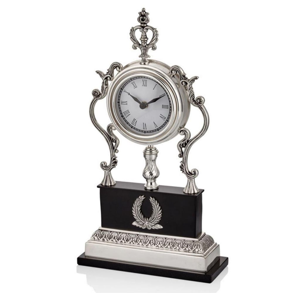 LMD MIZONE SILVER DEKORATIF SAAT 23X9X42.5 (2)
