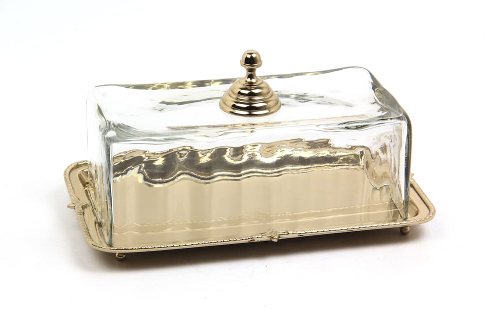 Lmd Optıc Cam Gold Kucuk Baton Kek Standı 16,5x28,5x14 Cm