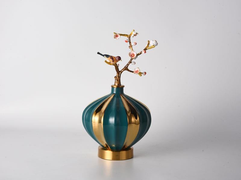 LMD PETROLEUM GREEN GOLD SMALL DECOR 20X20X34,5