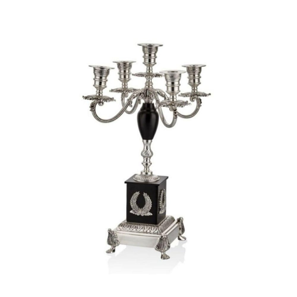 LMD RAMONES 5 KOLLU SILVER SAMDAN 23.5X23.5X49 CM