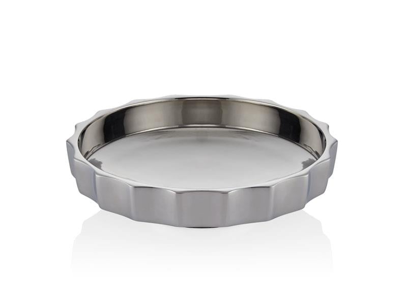 LMD RIANA NICKEL MEDIUM BOWL 22X6 CM