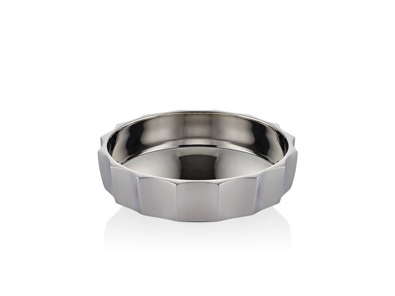 LMD RIANA NICKEL SMALL BOWL 16X4,5 CM