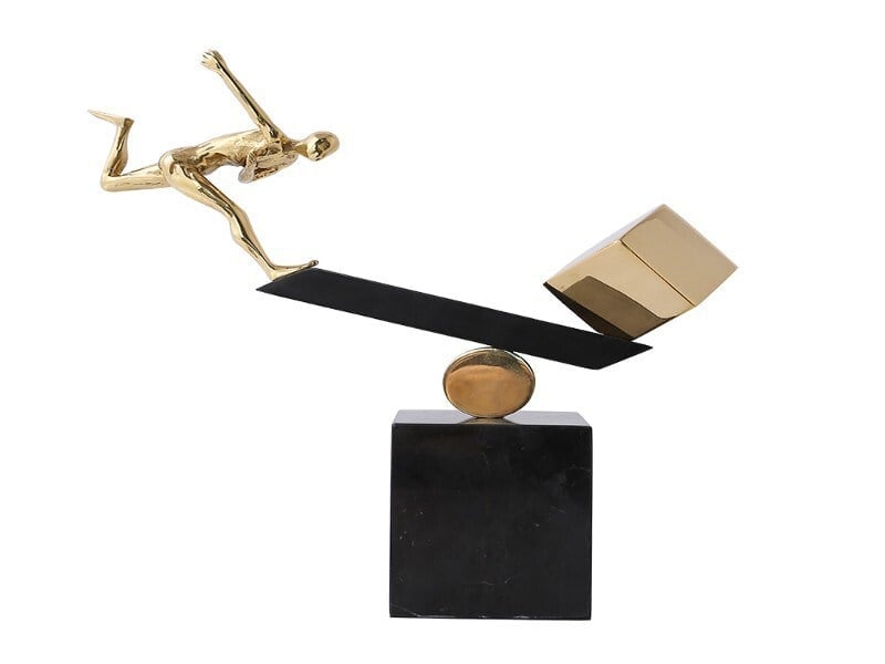 Lmd Runnıng Man On Balance 26x9x32 Cm