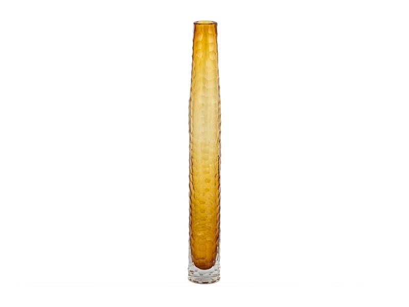 LMD TALL LARGE AMBER VASE 6,5X6,5X52 CM