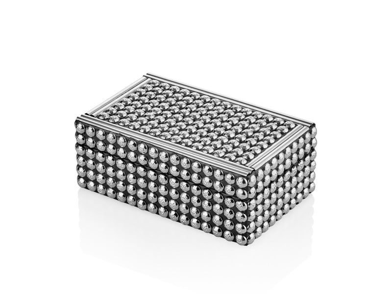 Lmd Thumbtack Dıkdortgen Gumus Kutu 21,5x13x7,5 Cm