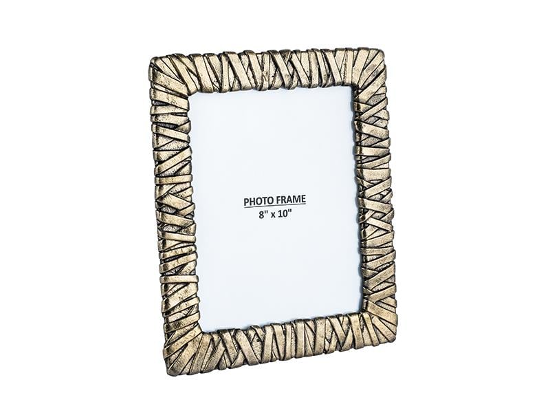 LMD WRAP COLLECTION ANTIQUE BRASS LARGE PHOTO FRAME 27X32CM