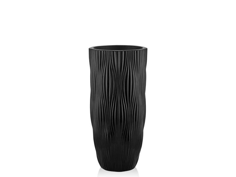 LMDR MUSCLE KUCUK SIYAH VAZO 34X34X70 CM