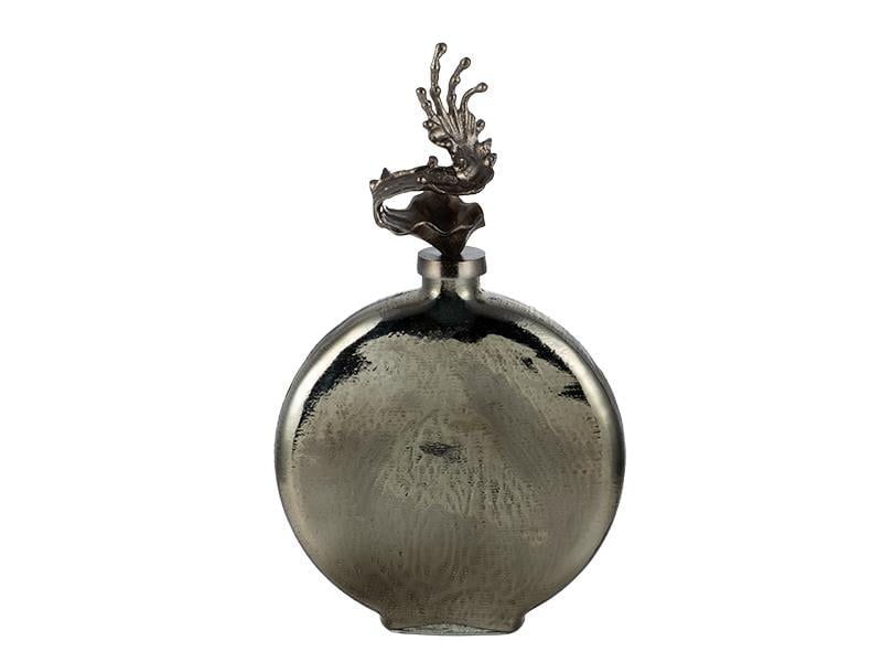 LMDR SEPIA ENAMEL LARGE ROUND BOTTLE 6X29X41 CM