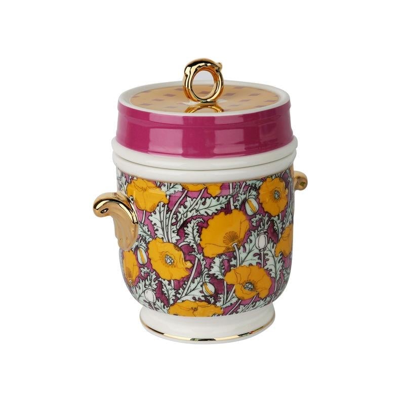 Lucky Art Elıana Bone Kulplu Kavanoz 16Cm