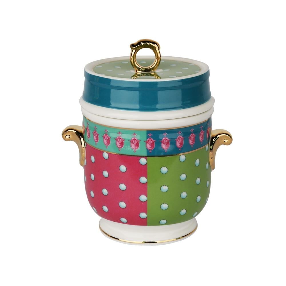 Lucky Art Estelle Bone Kulplu Kavanoz 16Cm