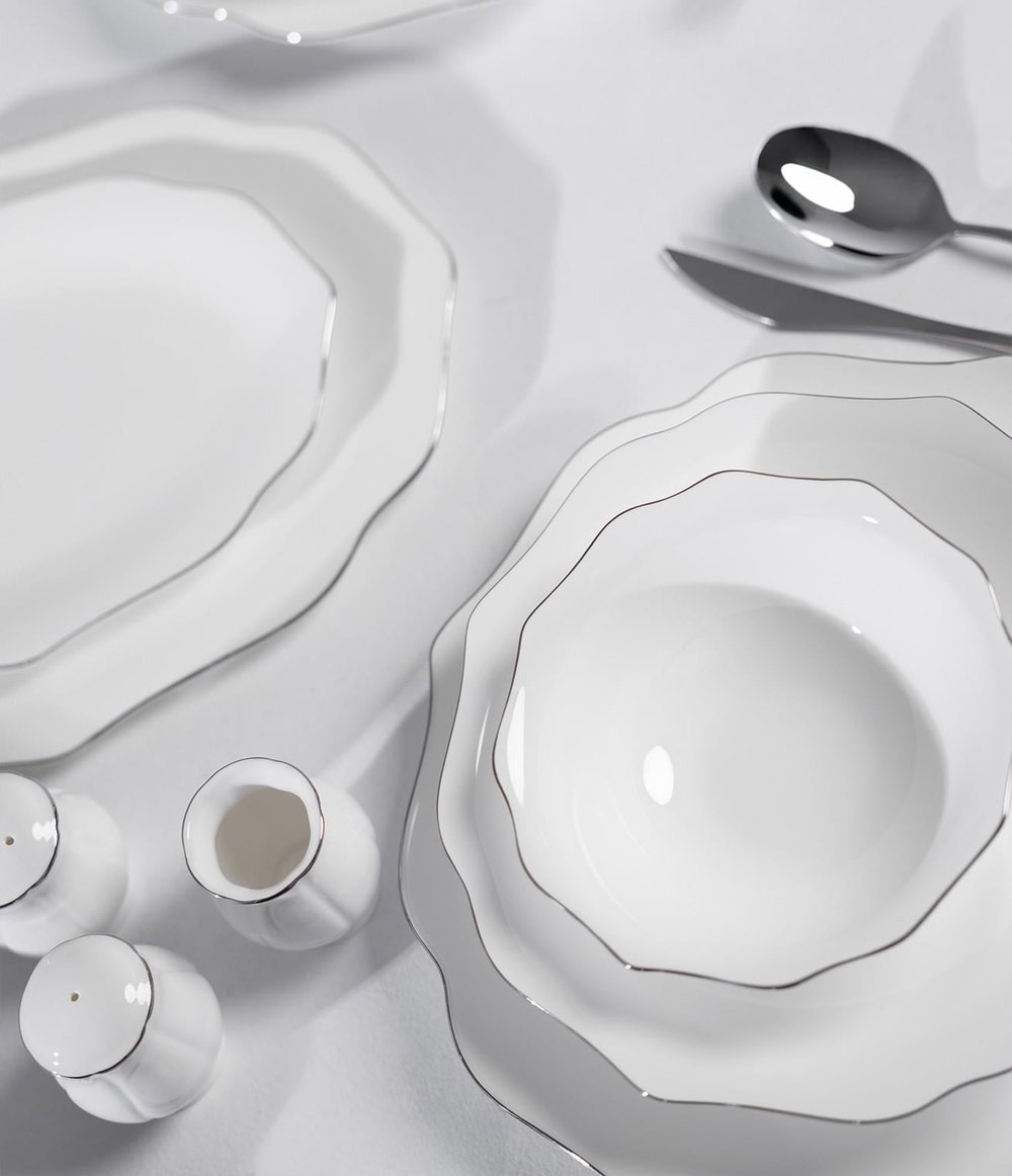 Maxx Doria Star Platin Yemek Takımı