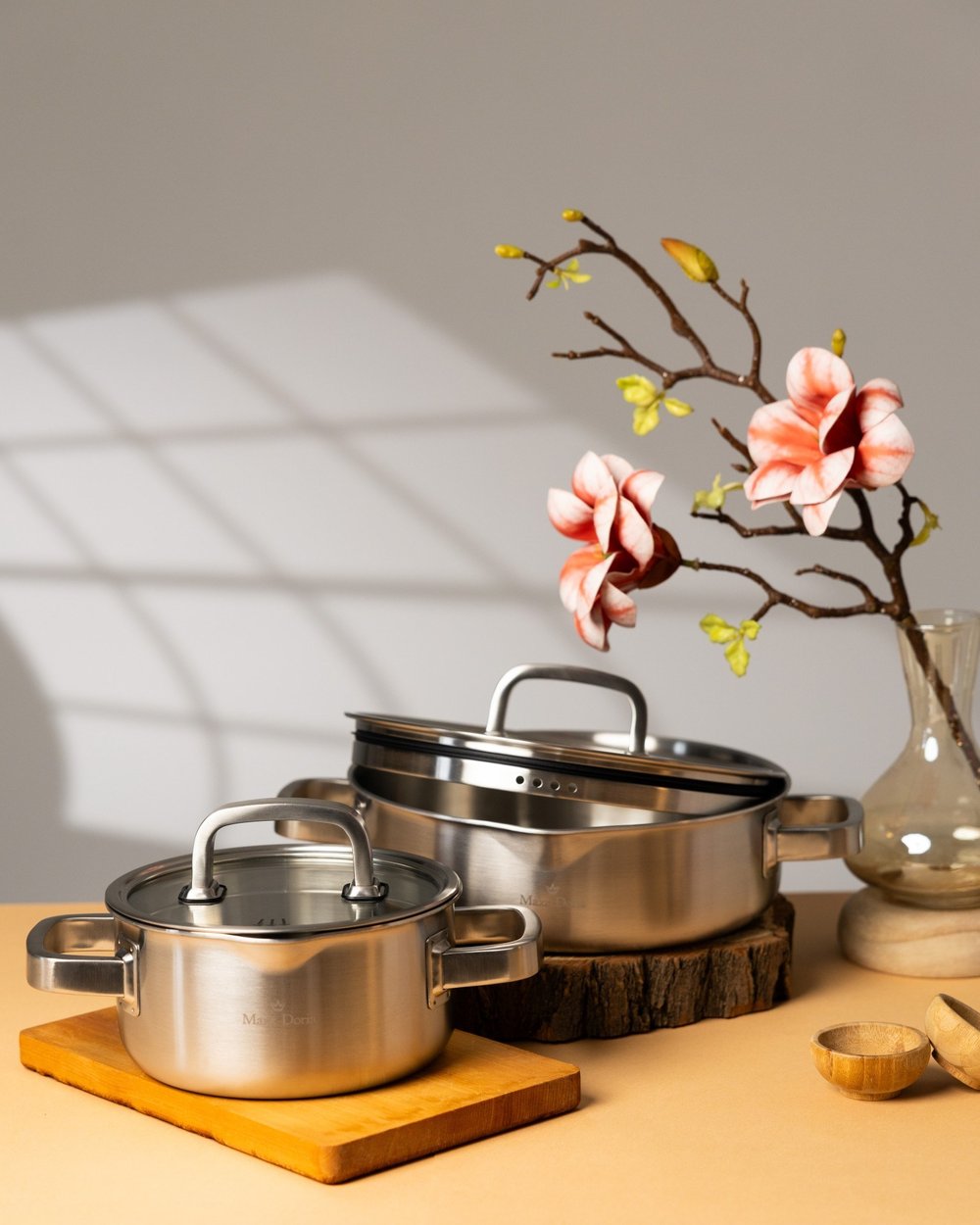 Maxx Doria Steel Forge 8 Parça Tencere Takımı Pa3028
