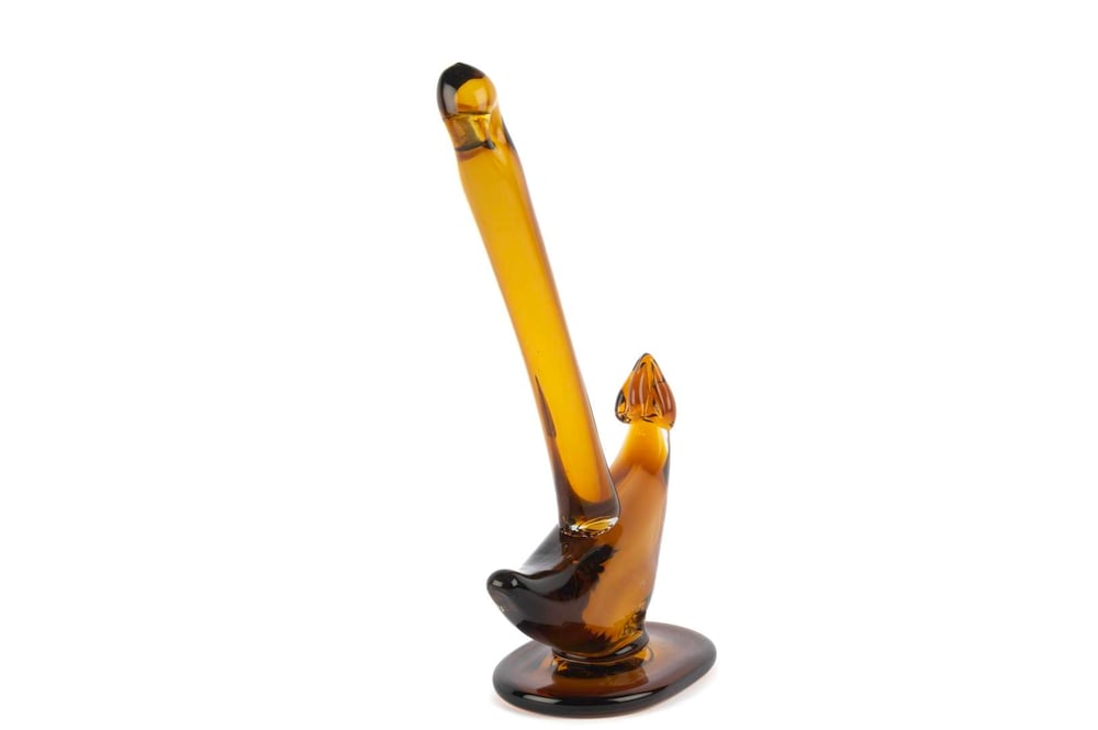 Mikasa Amber Kahve Cam Çapa Dek Obje 21X40Cm