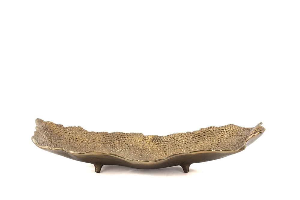 Mikasa Antik Bronz Dövme Dek Tabak 49x17x9cm