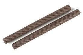 Mikasa Balık Sırtı Koyu Kahve Mat 25 Cm 2 Li Mum