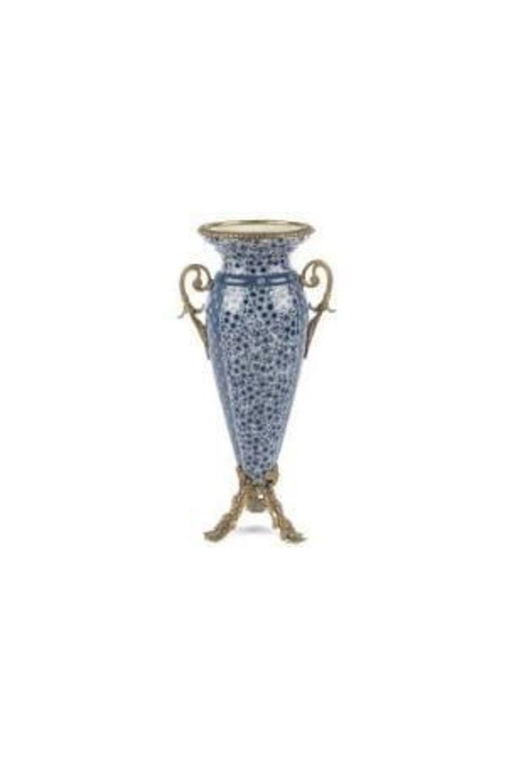 MİKASA BLUE BLANC GOLD PORSELEN VAZO 13X22X43 CM