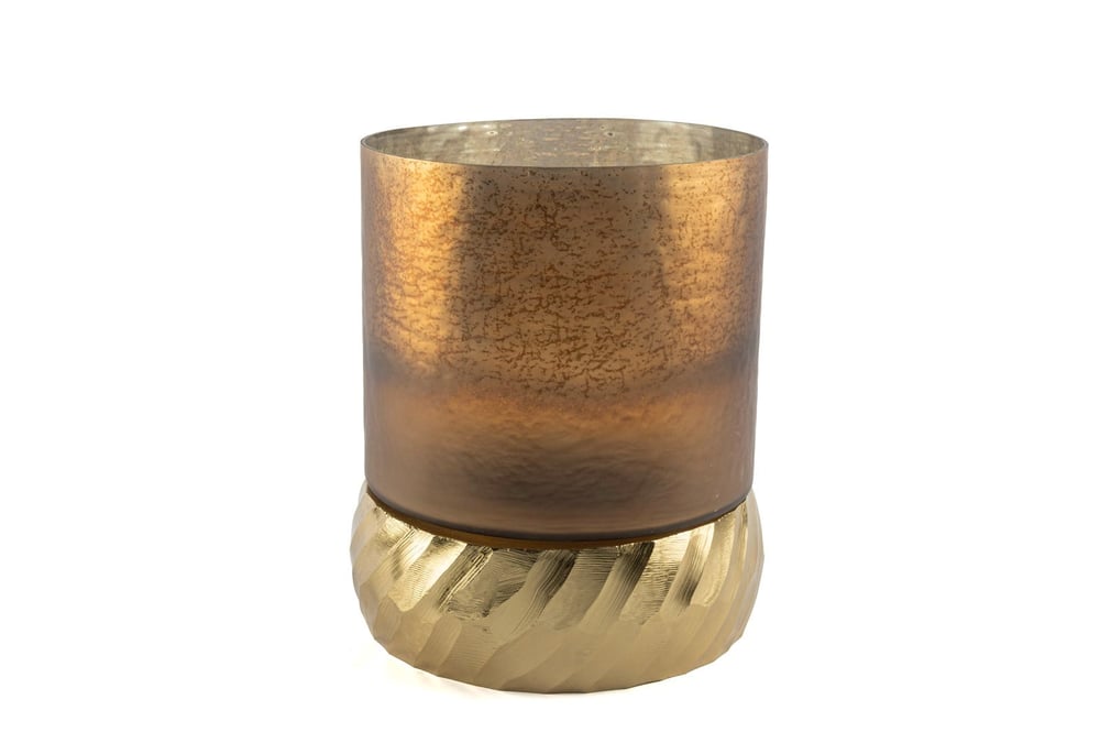 Mikasa Bronz Gold Alüminyum Dek Mumluk 26x33cm