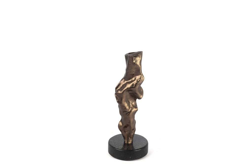 Mikasa Bronz Siyah Granit Mumluk 24x10cm