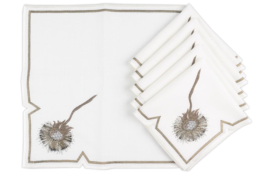 MİKASA ELLA BEYAZ 6LI PEÇETE 40X40 CM