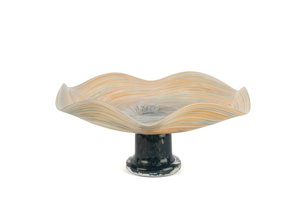 Mikasa Eolia Cam Dek Ayaklı Tabak 31x28x14cm