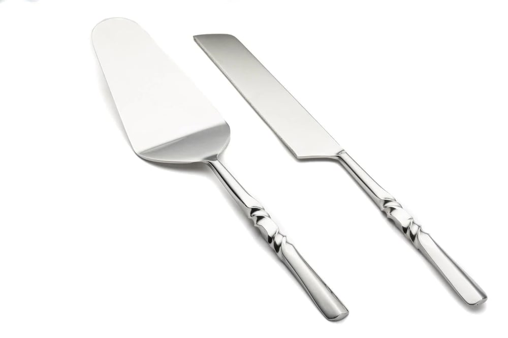 mikasa  Natty Gümüş 2li Kek Servis Seti