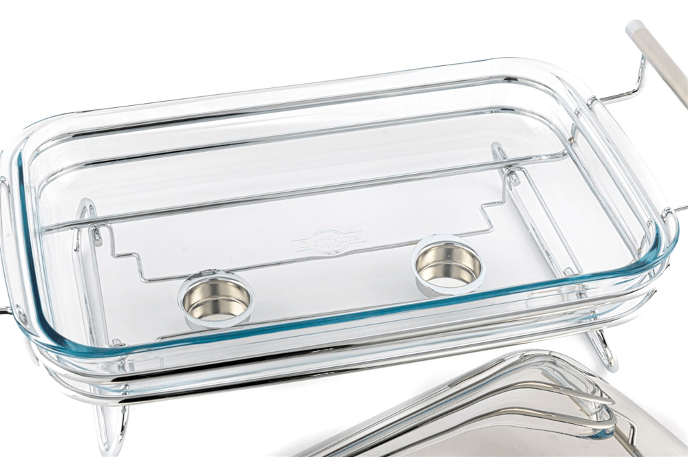 Mikasa Perle Çelik Kapaklı Dik Isıtıcılı Servis 47x25x19cm