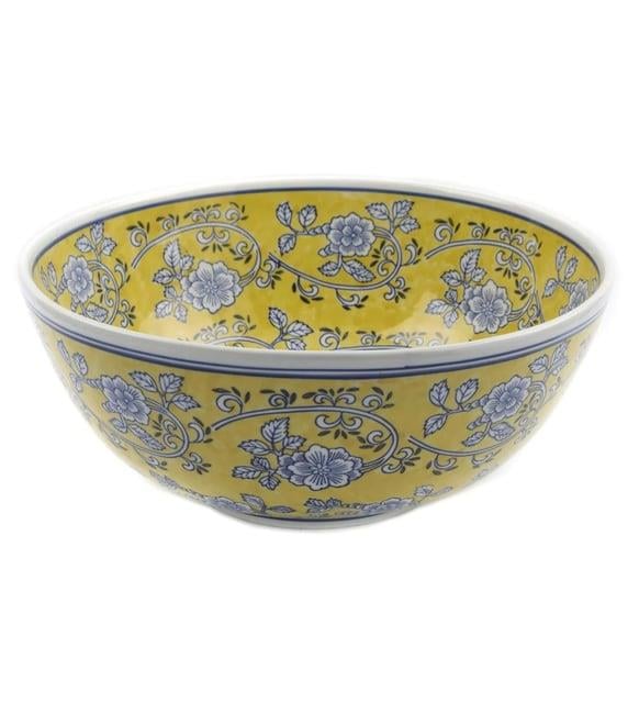 MİKASA SARI PORS  DEKOR KASE 44X19CM