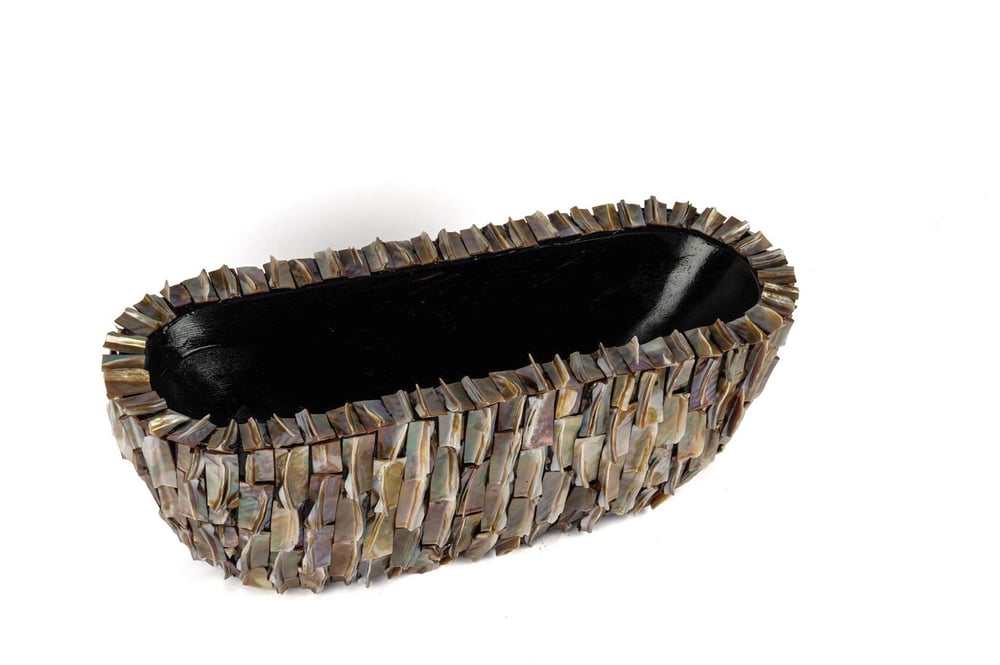 Mikasa Sedef Taşlı Saksı 47x18x18cm