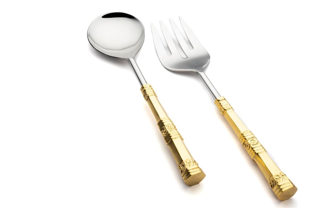 mikasa Shay Gold 2li Salata Servis Seti