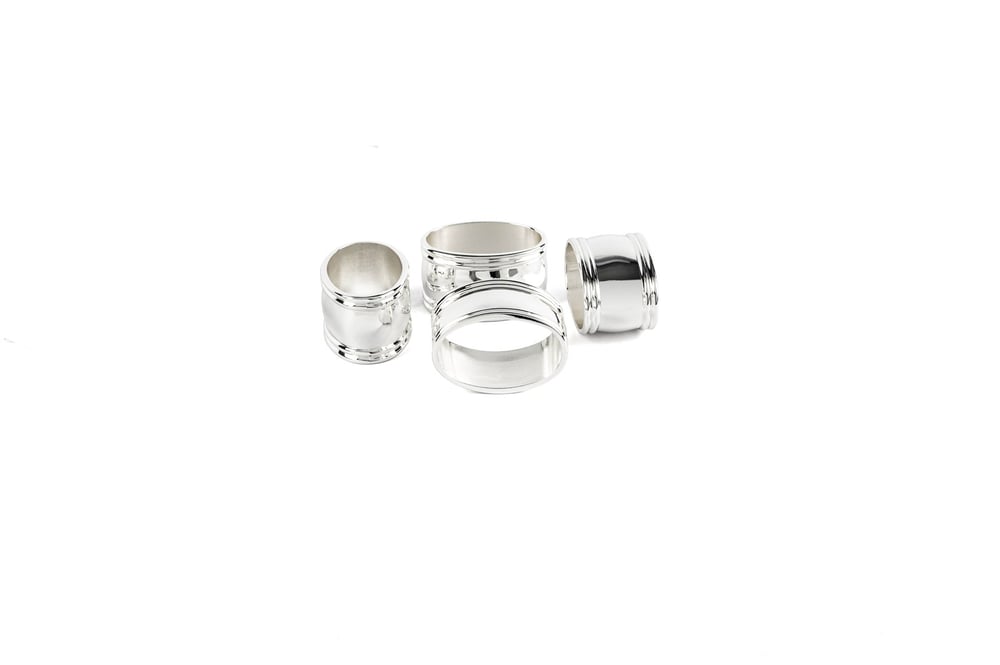 Mikasa Silver 4lü Peçete Yüzüğü