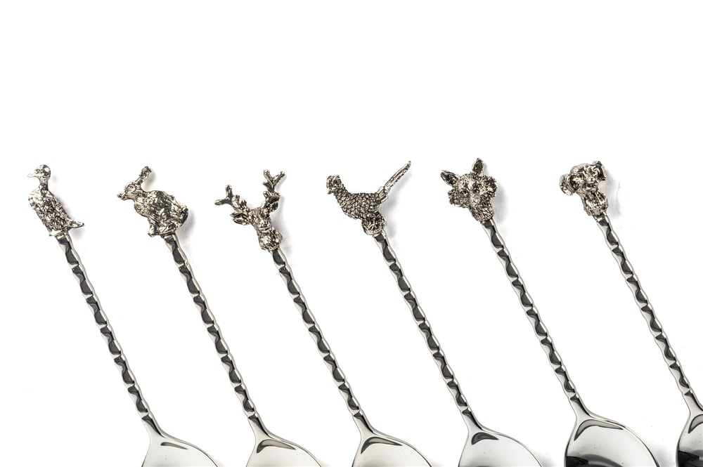 Mikasa Silver 6lı Hayvan Figürlü Çay Kaşığı