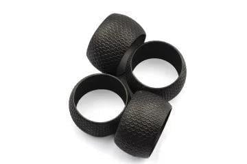 MİKASA SİYAH 4LÜ PEÇETE HALKASI