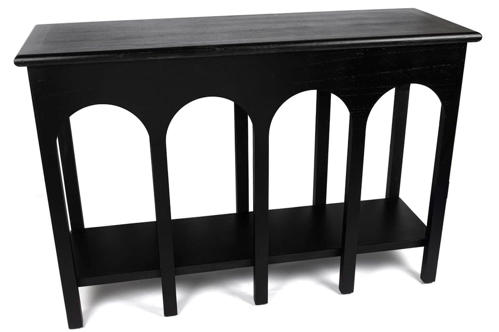 Mikasa Siyah Ahşap Konsol 120*40*81 Cm