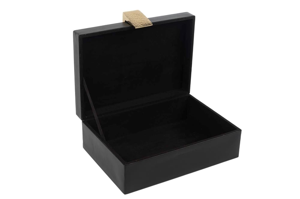 Mikasa Siyah Gold Şeritli Kutu 30X23X13Cm