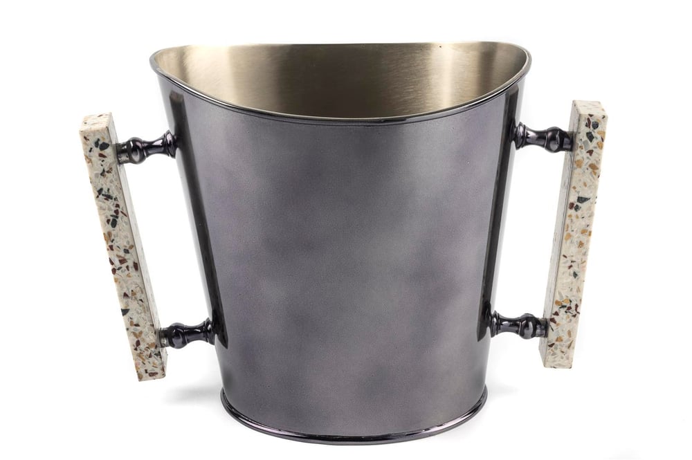 Mikasa Siyah Şampanya Kovası 20X16X21 Cm