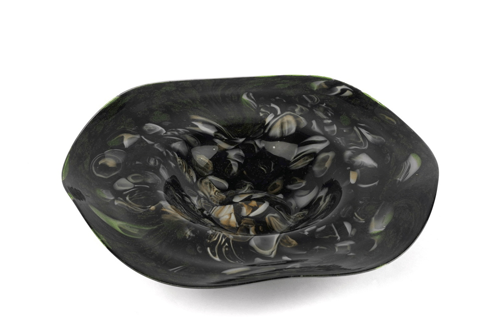 Mikasa Yeşil Simli Dek Tabak 35x8cm