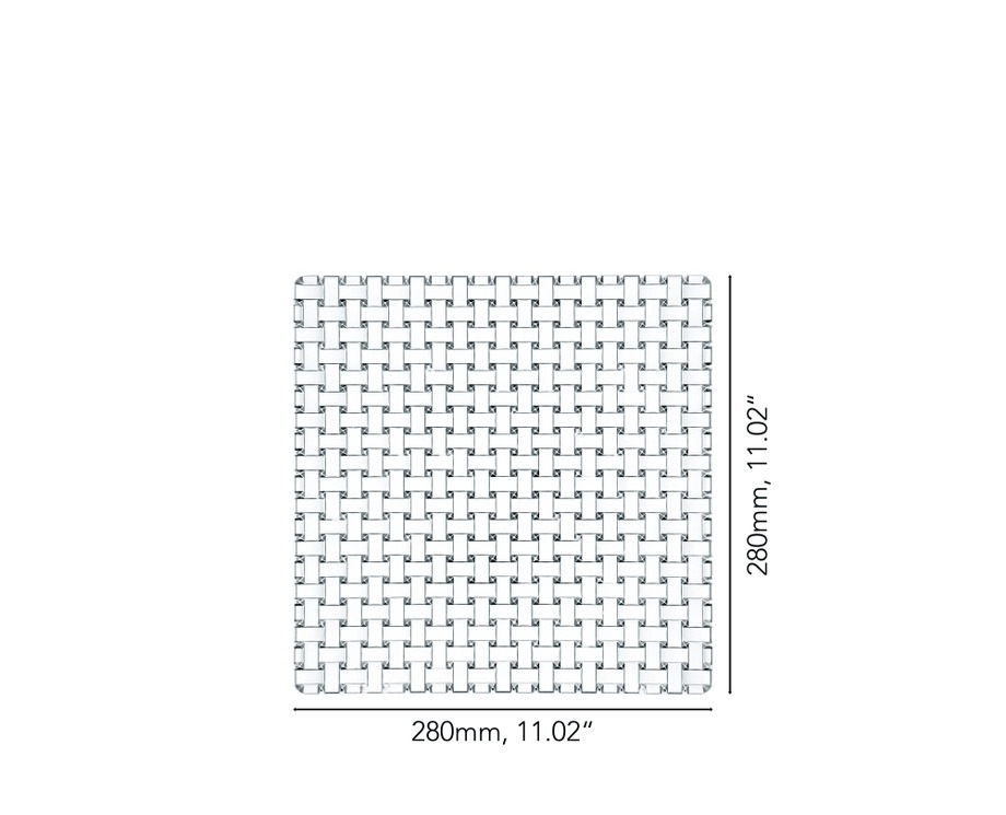 Nachtmann Bossa Nova 28 Cm Kare Servis