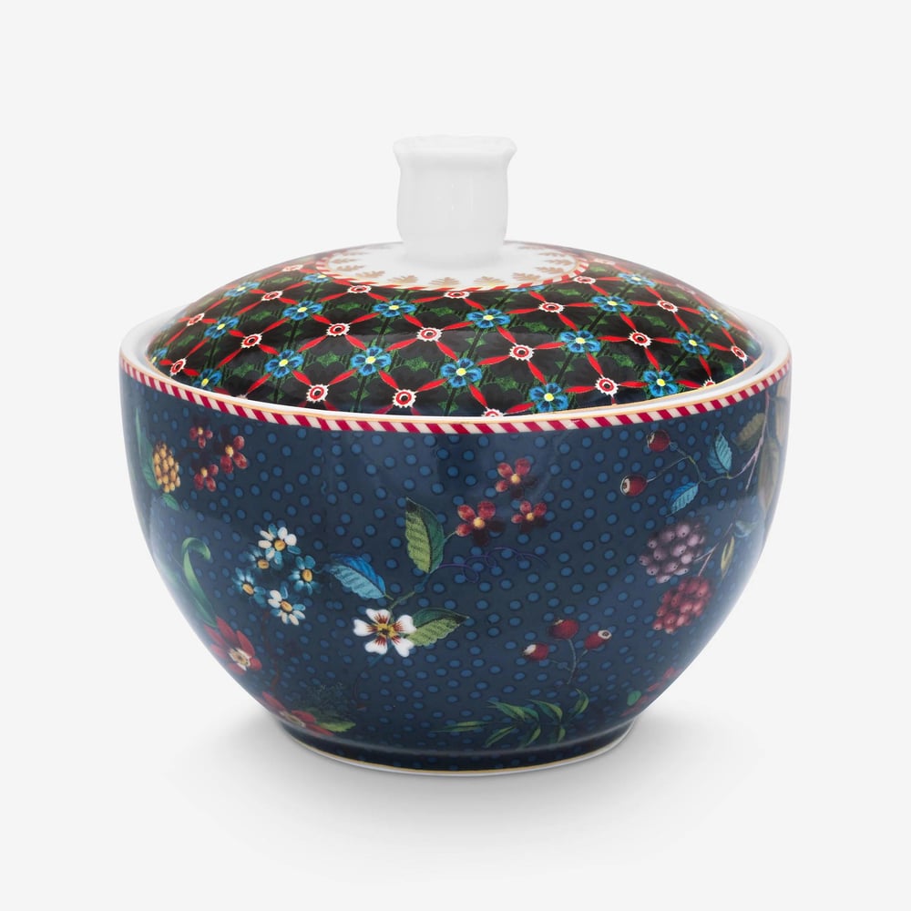 PIP STUDIO Berry Blues Collection Mavi Porselen Şekerlik 300 Ml