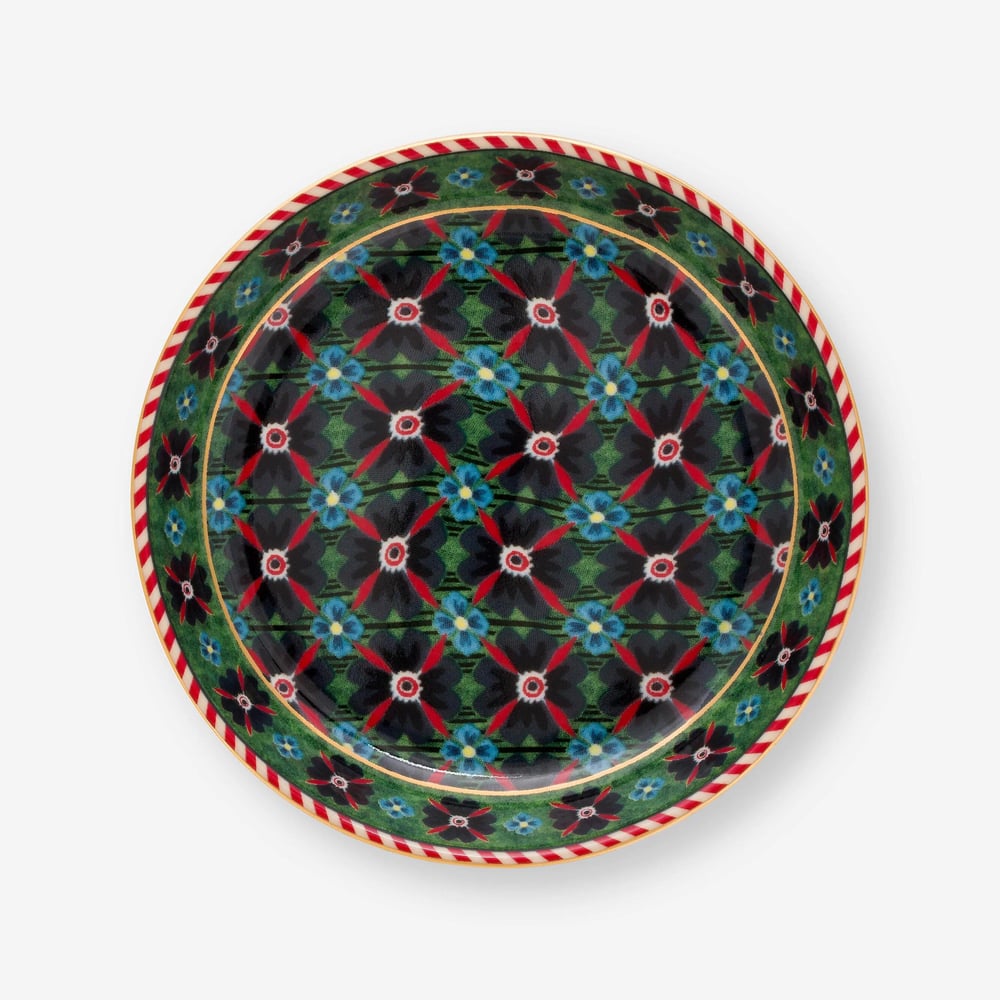 PIP STUDIO Berry Blues Collection Yeşil Porselen Çay Tabağı 9 Cm