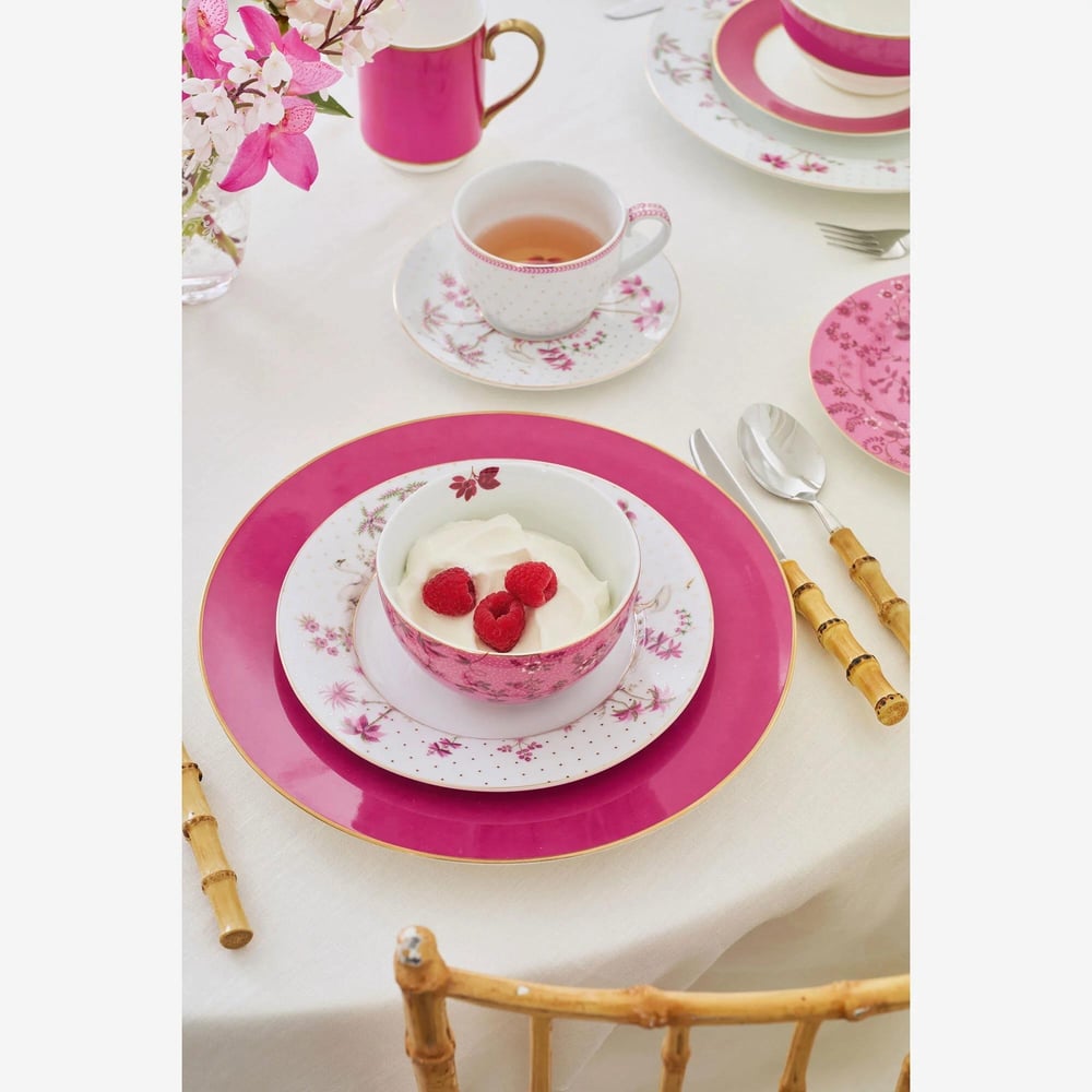 Pip Studio Beyaz Porselen Kahvaltı Tabağı 21 Cm Jolie Collection