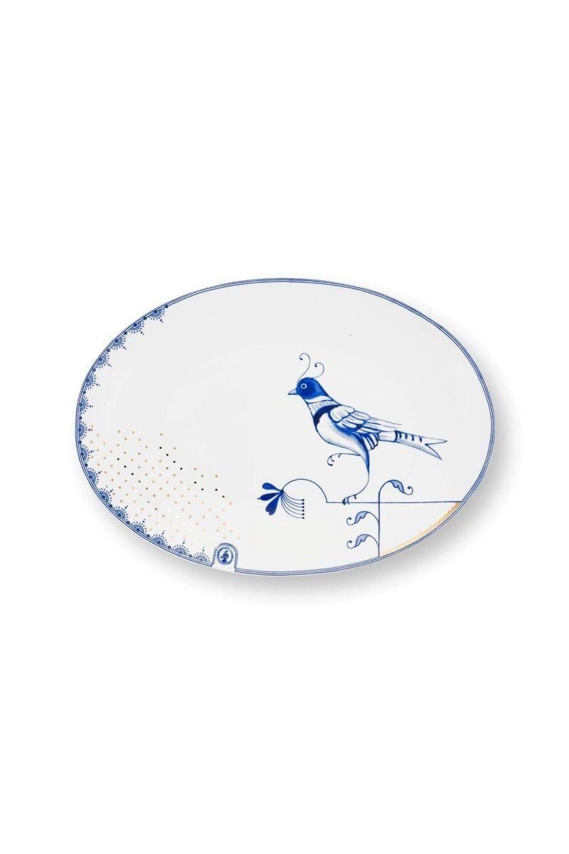 Pıp Studıo Blue Bird Oval Servis Tabağı