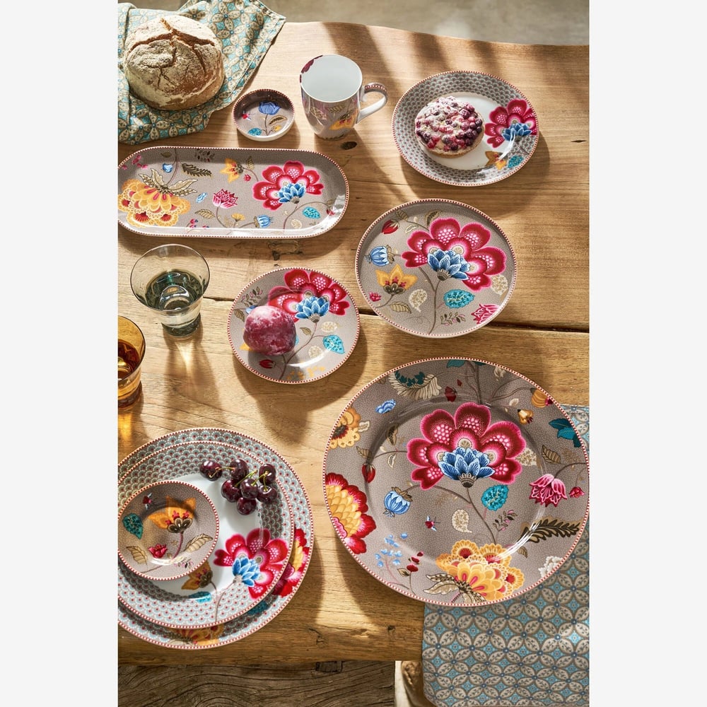 Pip Studio Fantasy Blooming Tales Haki Porselen Supla 32 Cm