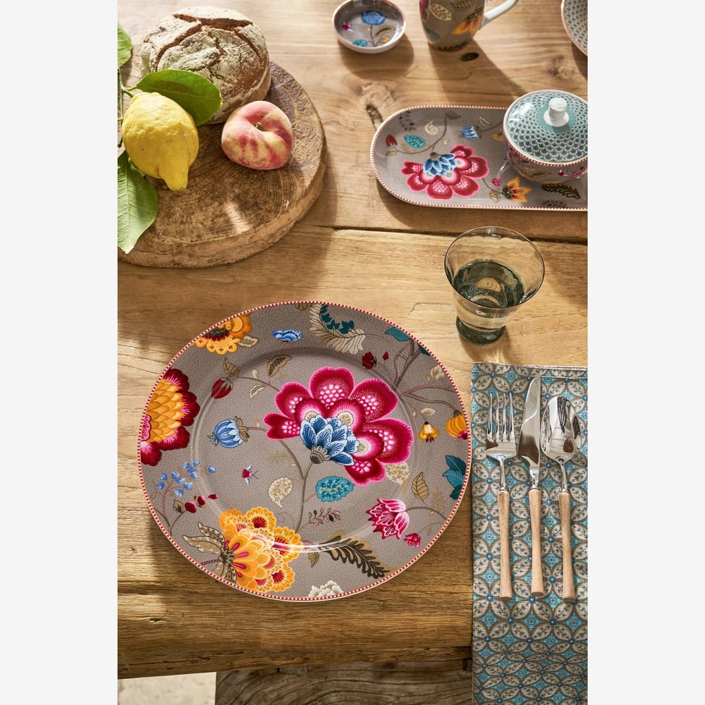 Pip Studio Fantasy Blooming Tales Mavi Porselen Şekerlik 300 Ml