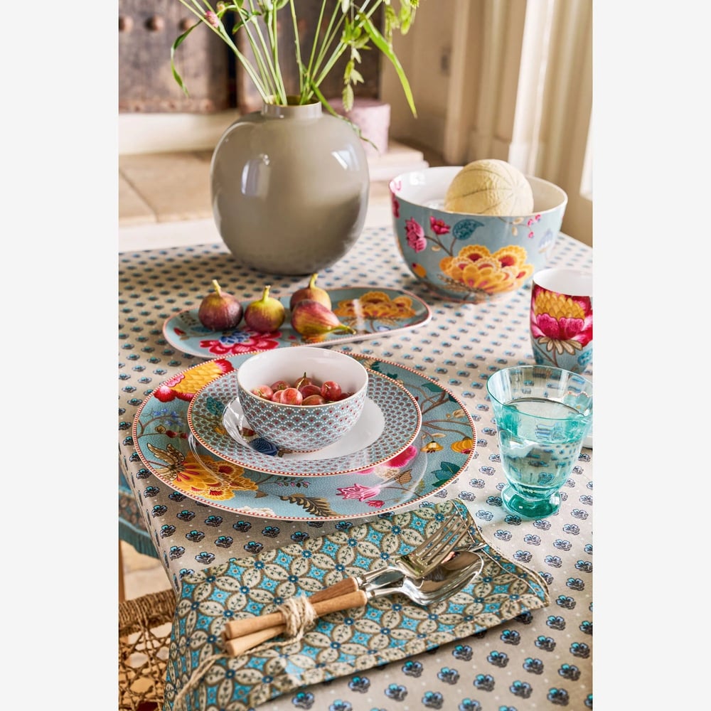 Pip Studio Fantasy Blooming Talesmavi Porselen Servis Kasesi 23 Cm