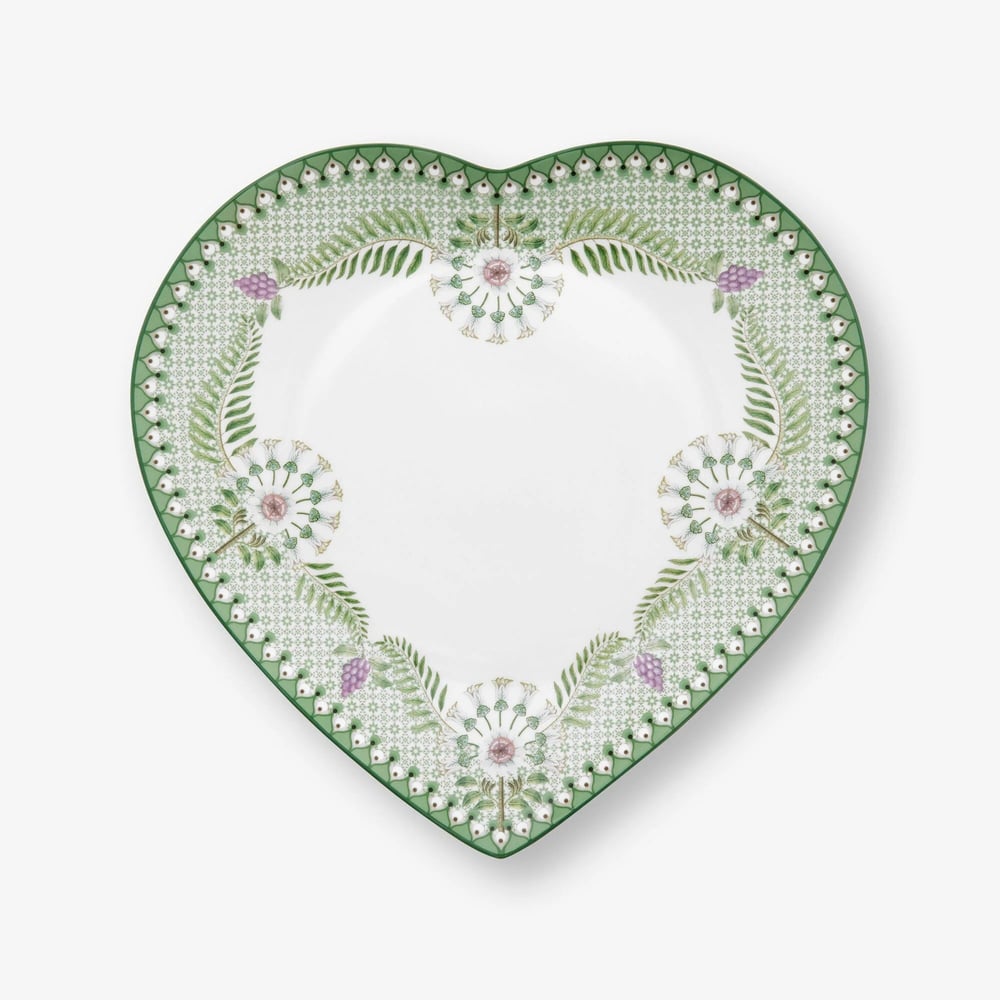 Pip Studio Lily & Lotus Yeşil Porselen Servis Tabağı 21,5 Cm