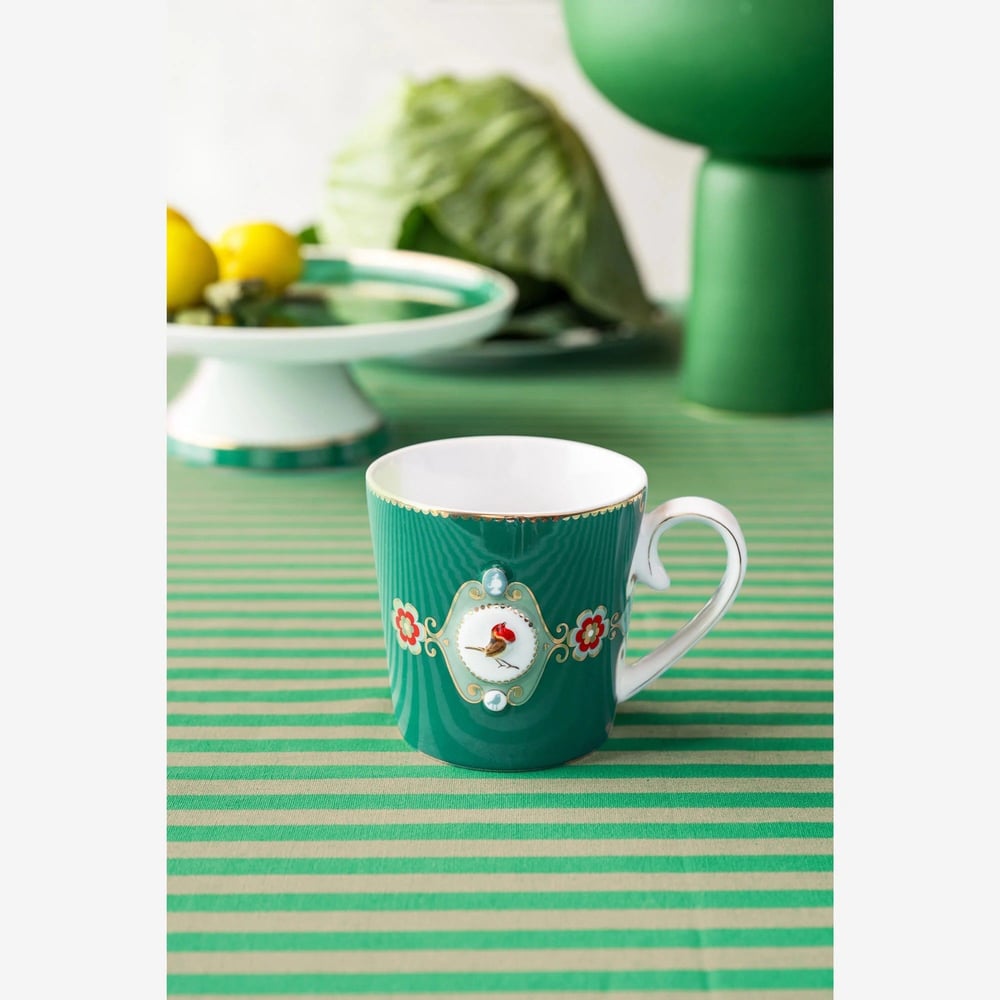 Pip Studio Love Birds Yeşil Porselen Kupa Seti 250 Ml